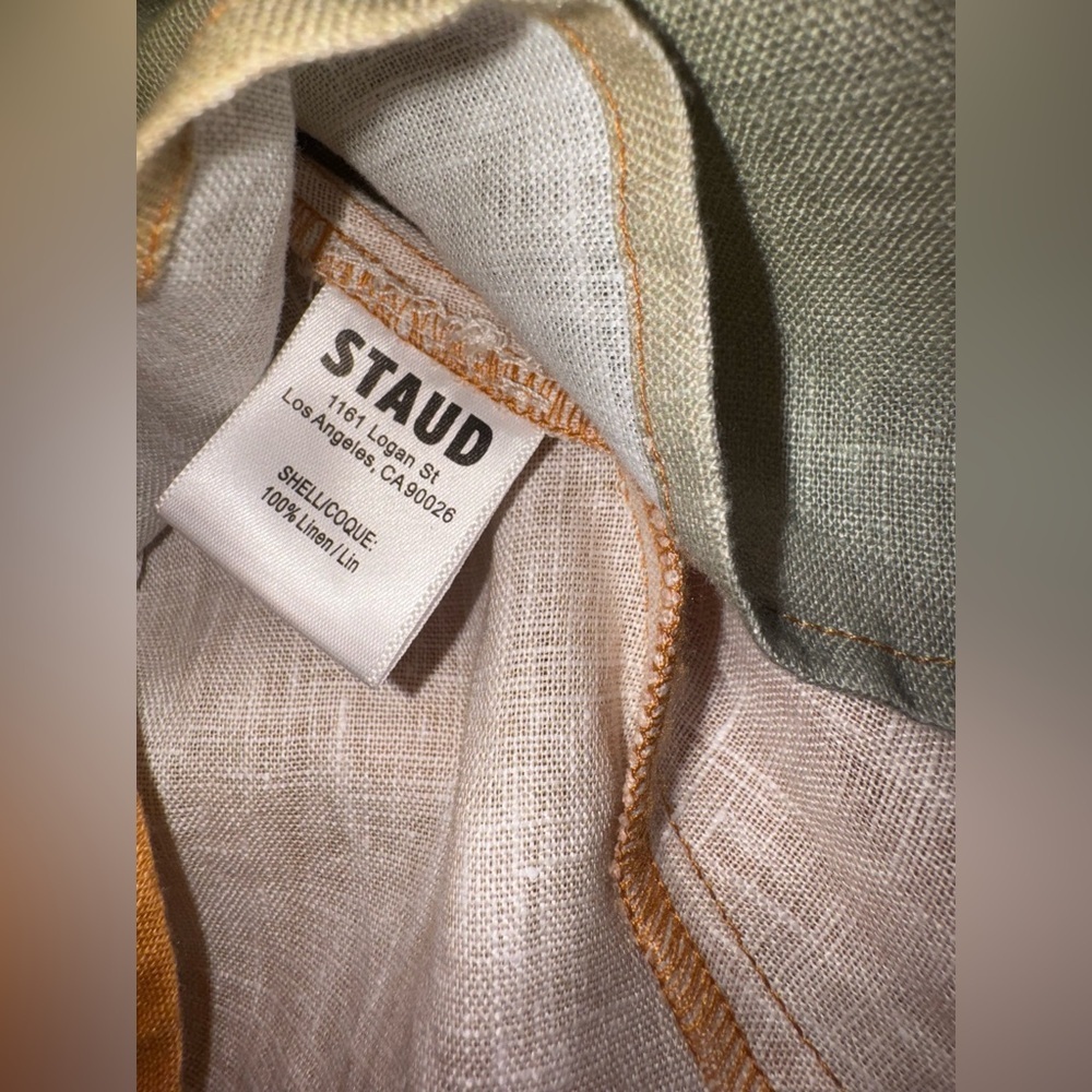 NWOT STAUD Laura Linen Boho Maxi Tank Dress sz XS - Picture 8 of 10